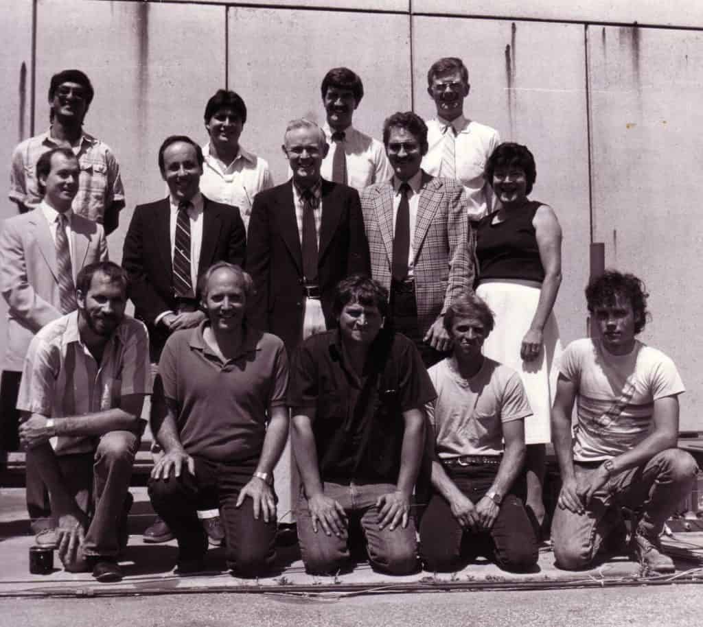 Historical group photo including Paul Fancher